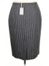 Pure Collection Chevron-herringbone Black Casual Skirt Size 12 - photo 2