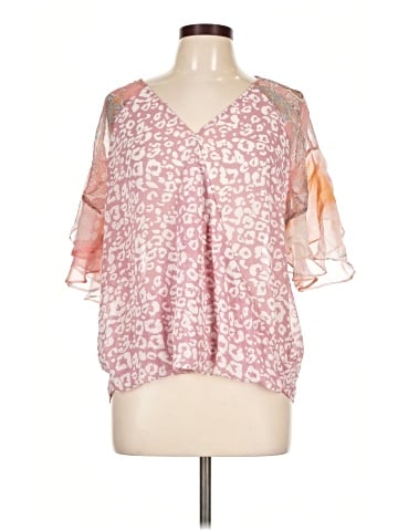 Umgee Short Sleeve Blouse (view 1)