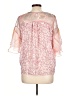 Umgee 100% Polyester Pink Short Sleeve Blouse Size L - photo 2
