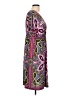 AB Studio Paisley Purple Casual Dress Size L - photo 4
