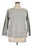 T by Talbots 100% Cotton Gray Pullover Sweater Size XL - photo 1