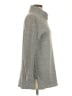 Lands' End 100% Polyester Gray Turtleneck Sweater Size S - photo 4