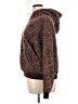Fabletics Animal Print Brown Pullover Hoodie Size XL - photo 5