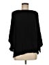 Elan 100% Rayon Black 3/4 Sleeve Blouse One size - photo 1