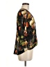 The Odells Floral Black 3/4 Sleeve Blouse Size M - photo 4