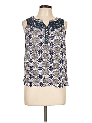 Skies Are Blue Sleeveless Blouse (view 1)