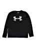 Under Armour 100% Polyester Black Long Sleeve T-Shirt Size XL (youth) - photo 1