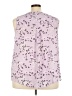 Cj Banks 100% Polyester Purple Sleeveless Blouse Size 3X - photo 2