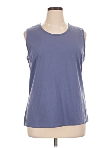 Denim & Co Sleeveless T-Shirt (view 1)