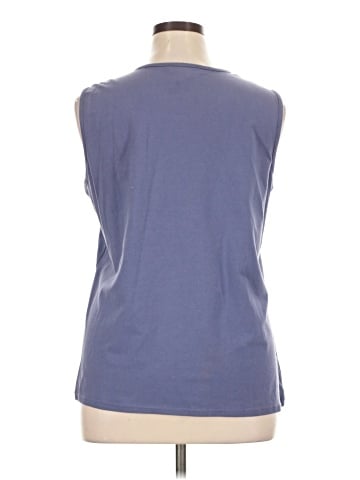 Denim & Co Sleeveless T-Shirt (view 2)