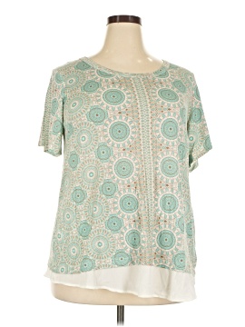 Rose + Olive Short Sleeve Blouse