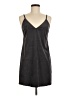 Wilfred Free Solid Gray Casual Dress Size M - photo 1