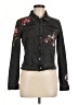 Kensie Graphic Black Denim Jacket Size M - photo 1