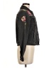 Kensie Graphic Black Denim Jacket Size M - photo 4