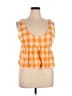 Anthropologie Orange Sleeveless Blouse Size XL - photo 1