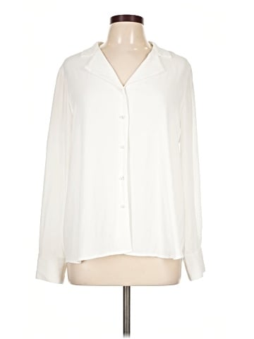 Karl Lagerfeld Paris Long Sleeve Blouse (view 1)