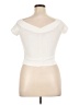 Forever 21 Plus Ivory Short Sleeve Top Size 1X Plus - photo 2