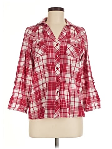 Love Potion 3/4 Sleeve Button-Down Shirt (view 1)