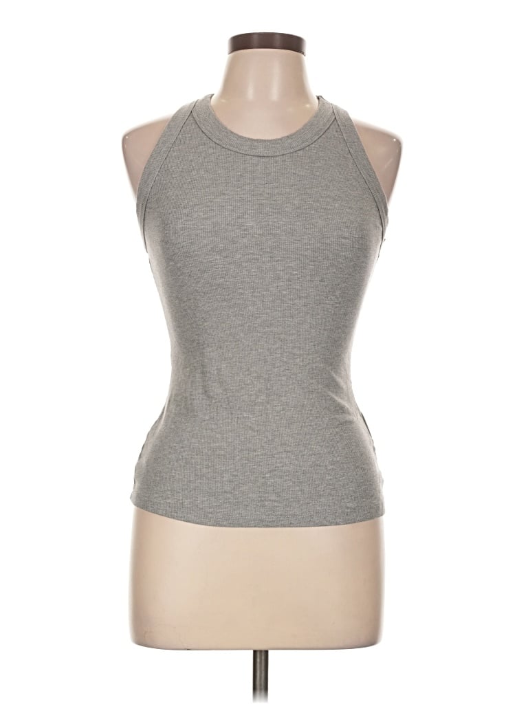 Pre-owned Chicme Sleeveless T-shirt In Gray