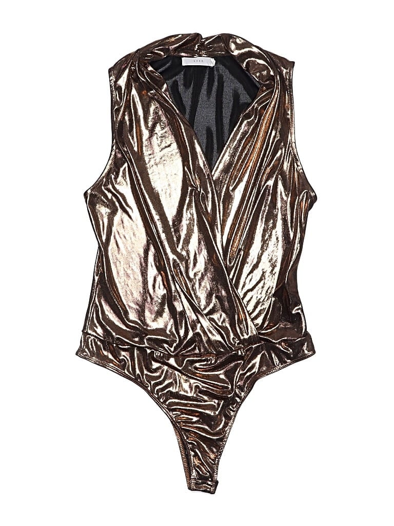 Pre-owned Lush Bodysuit In Silver
