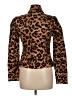 Boston Proper Animal Print Brown Jacket Size M - photo 2