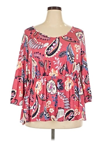 Lane Bryant 3/4 Sleeve Blouse (view 1)