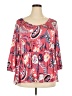 Lane Bryant Pink 3/4 Sleeve Blouse Size 18 - 20 Plus - photo 1