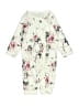 Unbranded 100% Polyester Floral Ivory Long Sleeve Onesie Size 100 cm / US 3-4 - photo 1