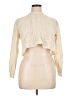Zara Ivory Long Sleeve Blouse Size XL - photo 1