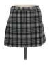 Millau Plaid Gray Casual Skirt Size M - photo 1