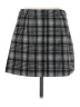 Millau Plaid Gray Casual Skirt Size M - photo 2