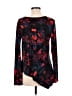 H By Halston Black Long Sleeve Top Size M - photo 2