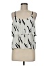 JOA 100% Polyester Silver Sleeveless Blouse Size M - photo 1