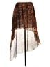 UNIF Animal Print Brown Casual Skirt Size M - photo 1