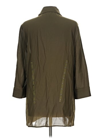 Alice + Olivia 3/4 Sleeve Button-Down Shirt (view 2)