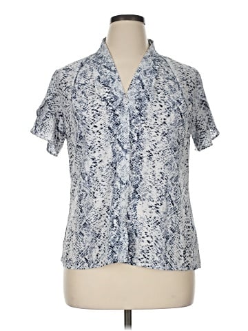 Calvin Klein Short Sleeve Blouse (view 1)