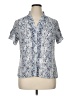 Calvin Klein Blue Short Sleeve Blouse Size XL - photo 1
