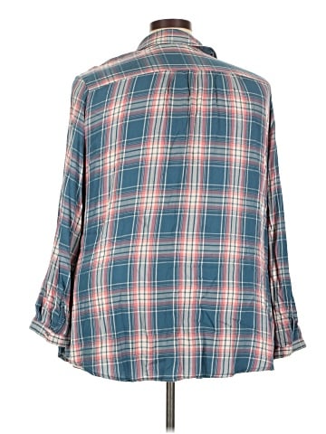 Cato 3/4 Sleeve Button-Down Shirt (view 2)