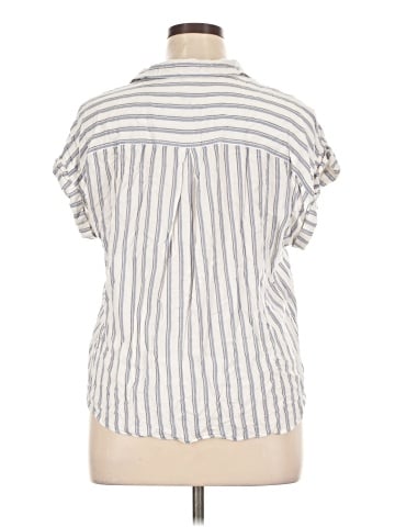 Skies Are Blue Short Sleeve Blouse (view 2)