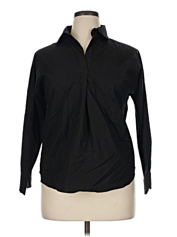Caryn Lawn Long Sleeve Blouse (view 1)