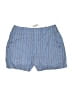 Madewell Stripes Blue Shorts Size 6 - photo 1