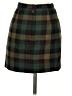 BCBG Plaid Green Wool Skirt Size 2 - photo 2