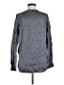 Vince. 100% Silk Gray Long Sleeve Silk Top Size M - photo 2