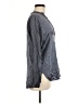 Vince. 100% Silk Gray Long Sleeve Silk Top Size M - photo 4