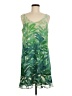 CAbi 100% Polyester Tropical Green Casual Dress Size M - photo 1