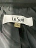 Le Suit Houndstooth Black Blazer Size 4 - photo 6