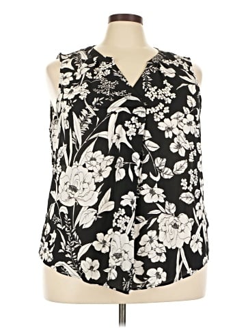 Roz & Ali Sleeveless Blouse (view 1)