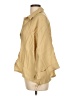 H&M Tan 3/4 Sleeve Button-Down Shirt Size L - photo 5