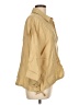 H&M Tan 3/4 Sleeve Button-Down Shirt Size L - photo 4