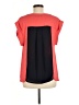 41Hawthorn 100% Polyester Color Block Red Short Sleeve Blouse Size M - photo 2